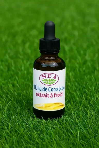 Huile coco extrait à froid 